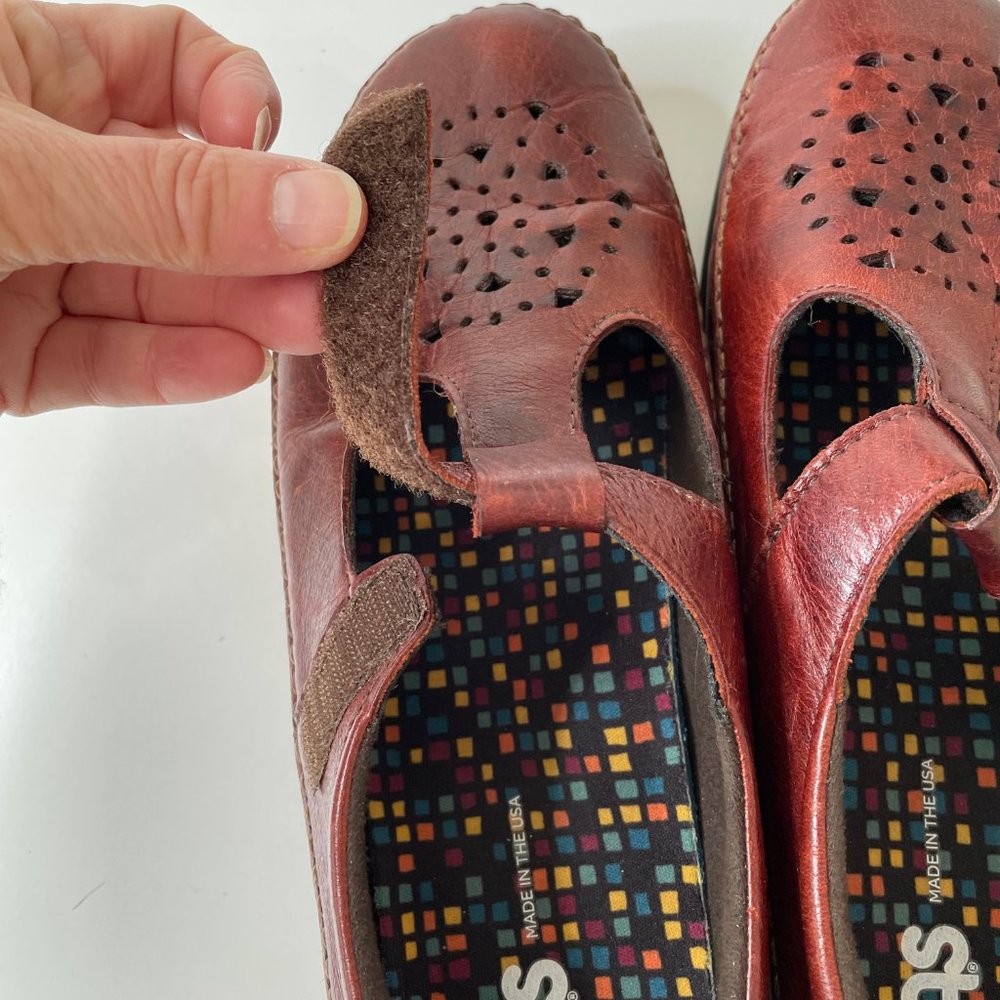 SAS Willow Slip On Mary Jane Loafer Walnut - Picture 12 of 13